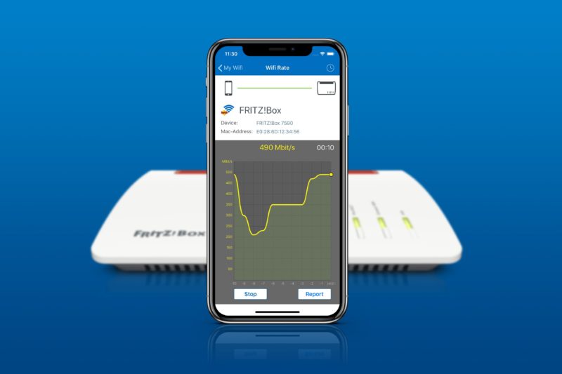 Wifi z FRITZApp WLAN iOS