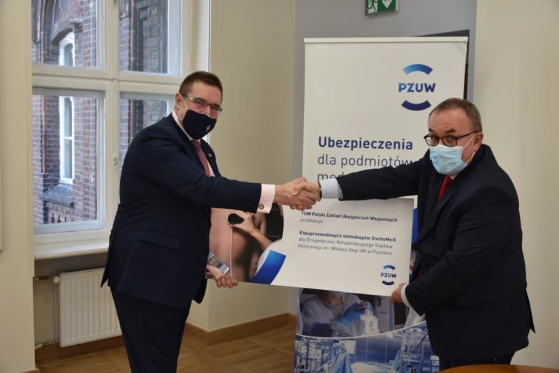 Zdalne stetoskopy od TUW PZUW dla poznańskiego szpitala