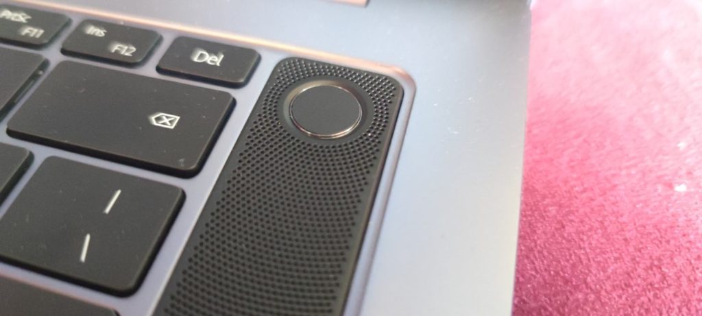 fingerprint reader matebook d16