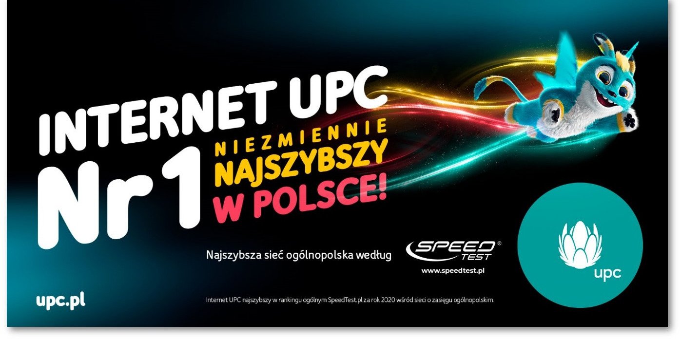 Internet UPC numer 1 - niezmiennie najszybszy w Polsce