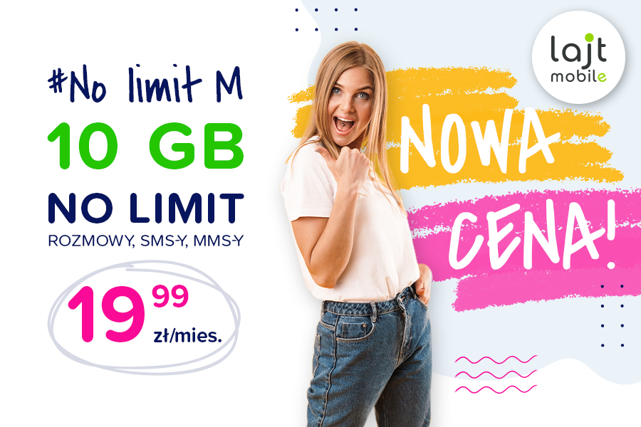 No Limit M – nowa cena i więcej GB na stałe