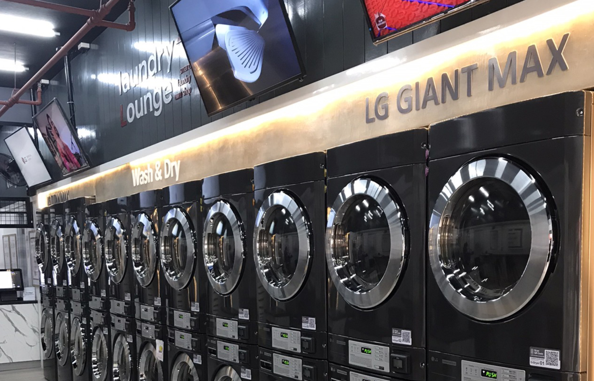 LG wprowadza inteligentne i zdrowe samoobsługowe pralnie przyszłości