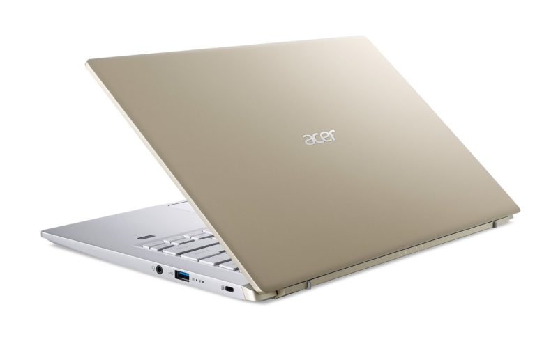 Acer Swift X - smukły laptop z kartą graficzną NVIDIA GeForce RTX 3050 Ti