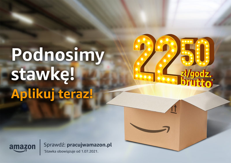 Amazon rekrutuje i podnosi wynagrodzenia w Polsce Material prasowy