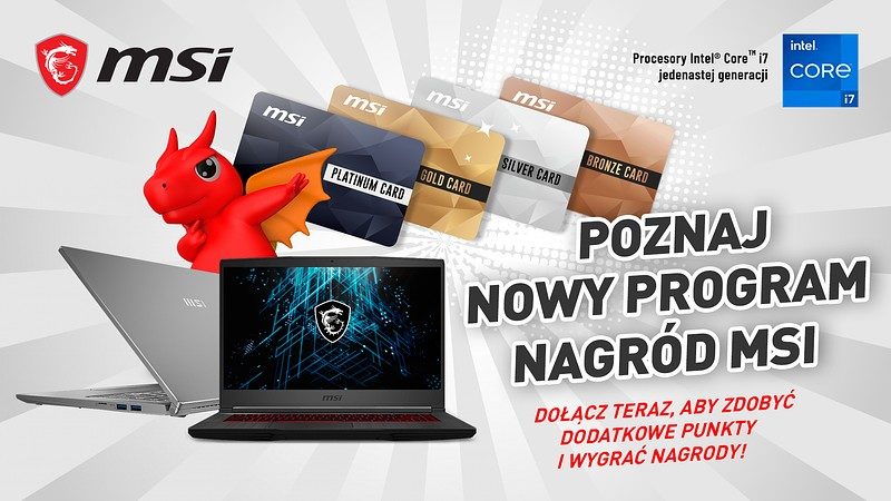 MSI wprowadza odświeżony program nagród z większą liczbą korzyści dla swoich lojalnych użytkowników