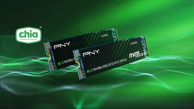 Dyski SSD PNY LX2030 i LX3030 M.2 NVMe Gen3 x4 - większa wytrzymałość dla twoich potrzeb w zakresie plotowania Chia® Coin