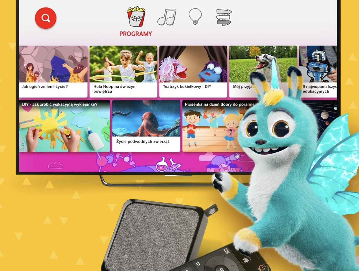 YouTube Kids dostępny na UPC 4K TV BOX