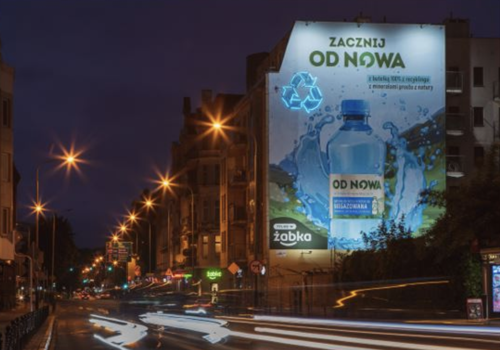 Ekologiczny mural Żabki pochłonie smog w centrum Poznania