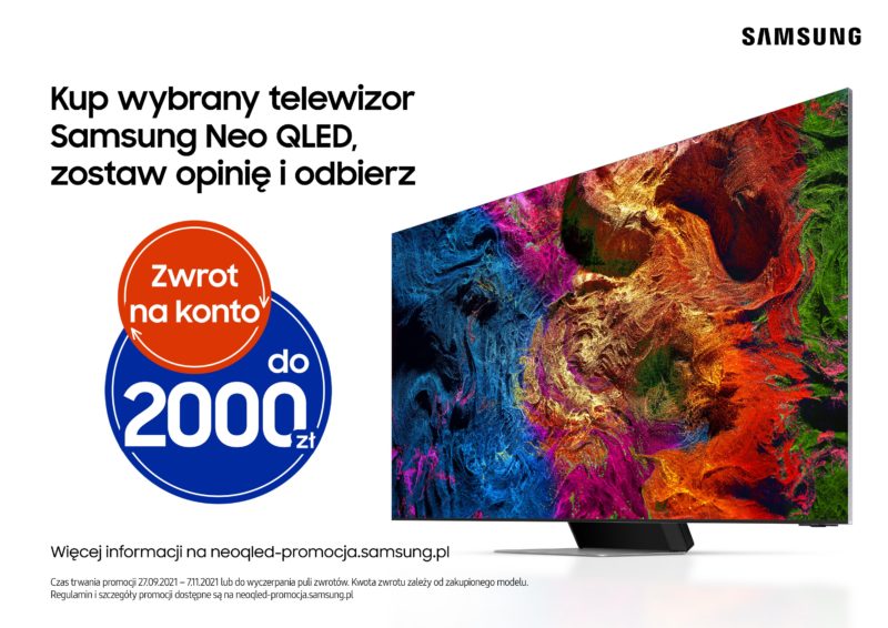 Polacy wybierają telewizory Neo QLED o przekątnej 65”