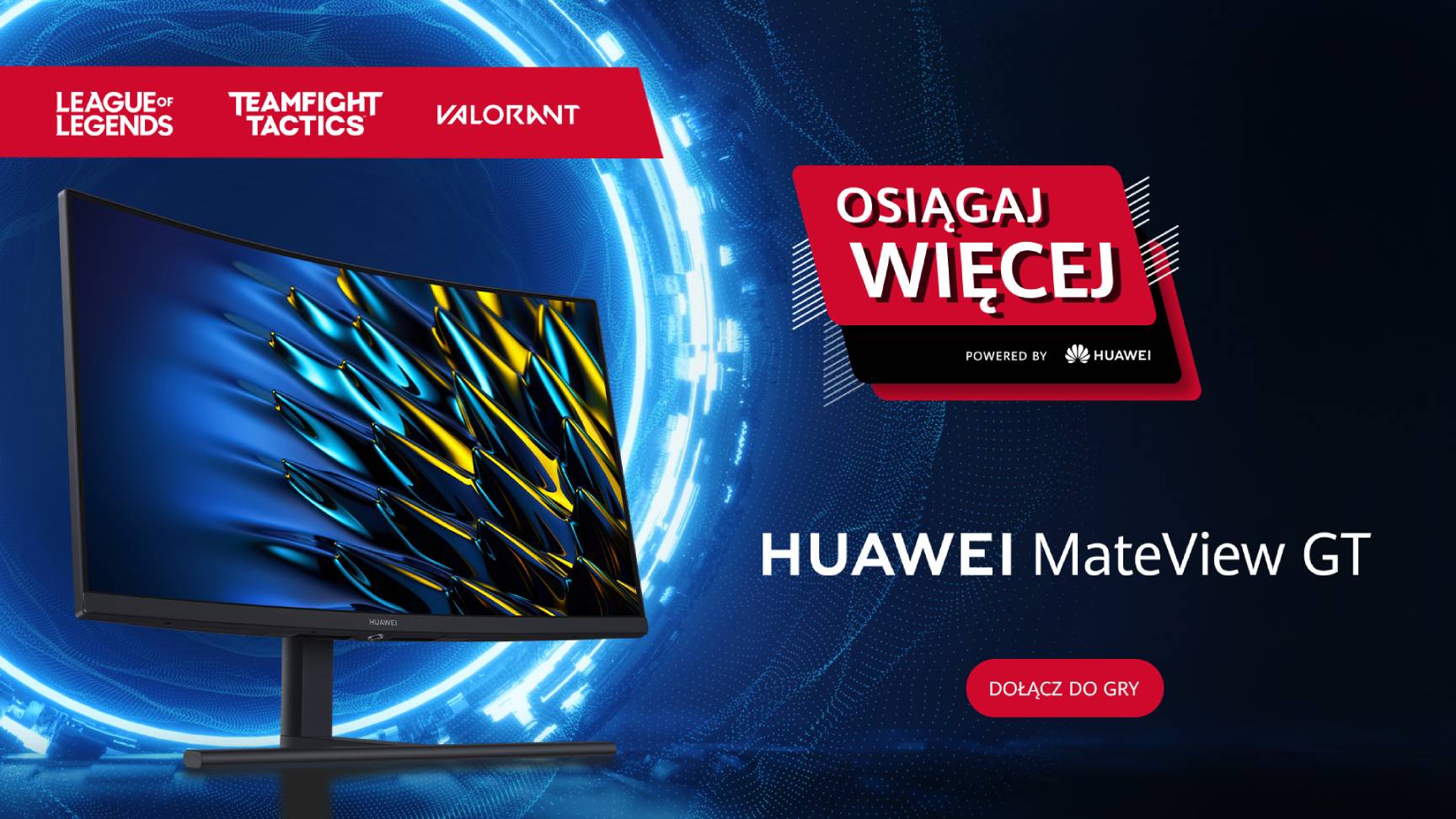 Rusza turniej „Osiągaj więcej. Powered by Huawei” – do wygrania najnowsze monitory Huawei MateView GT 27”