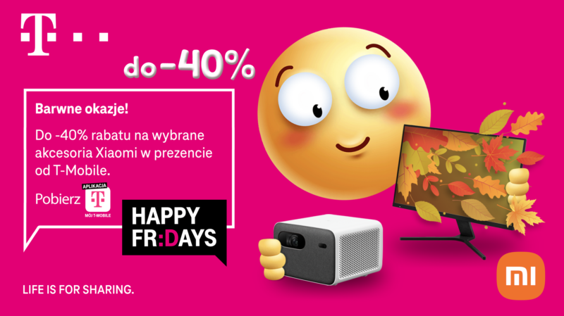 odbierz od t mobile do 40 rabatu na wybrane akcesoria xiaomi