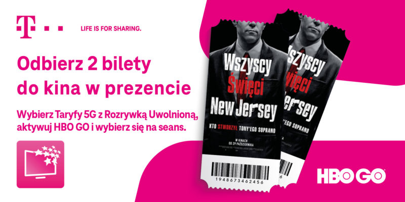 Z T-Mobile „Rozrywka uwolniona” również w kinie – aktywuj HBO GO i zgarnij bilety do kina