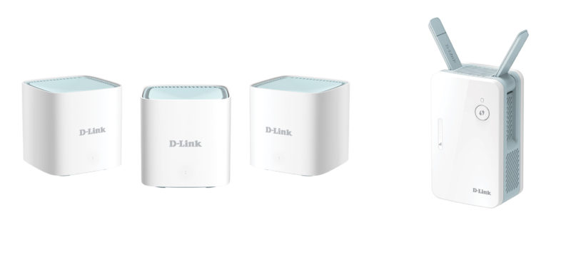D-Link rozbudowuje rodzinę urządzeń EAGLE PRO AI o zestawy mesh Wi-Fi 6 oraz wzmacniacz sygnału