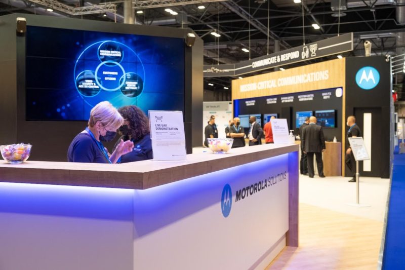 Motorola Solutions stand at CCW   2
