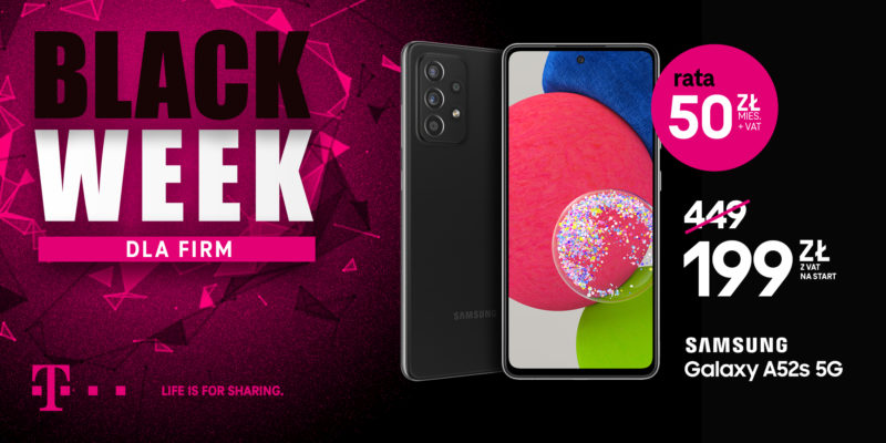 black week w t mobile b2b samsung galaxy a52s 5g