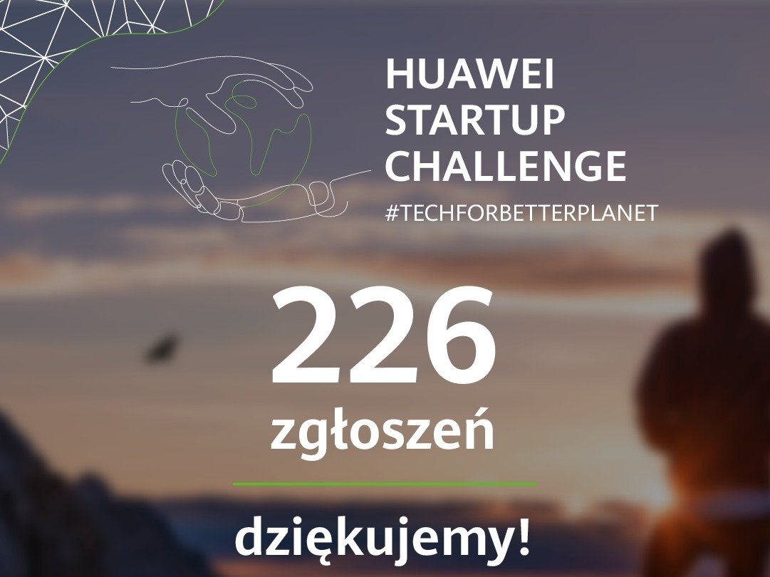 Ponad 220 polskich innowatorów zgłosiło się do konkursu Huawei Startup Challange
