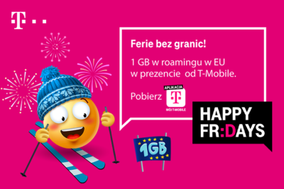 Bezpłatny pakiet 1 GB w roamingu UE od T-Mobile