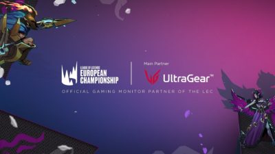 LG UltraGear dołącza do League of Legends European Championship jako oficjalny partner w kategorii monitorów do gier