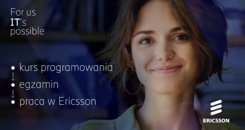 Zostań programistką – Ericsson szkoli i zatrudnia