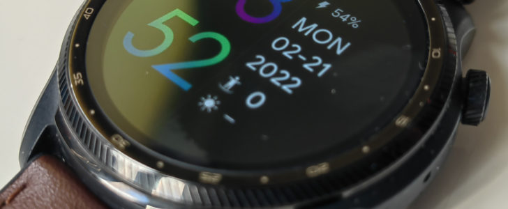 ticwatch 3 pro ultra front