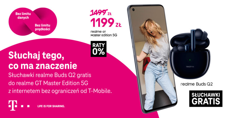 wybierz realme gt master edition 5g w promocyjnej cenie od t mobile