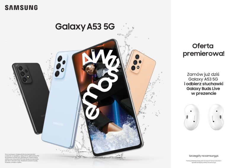 Galaxy A53 5G Pre order KV 2P CMYK PL 1