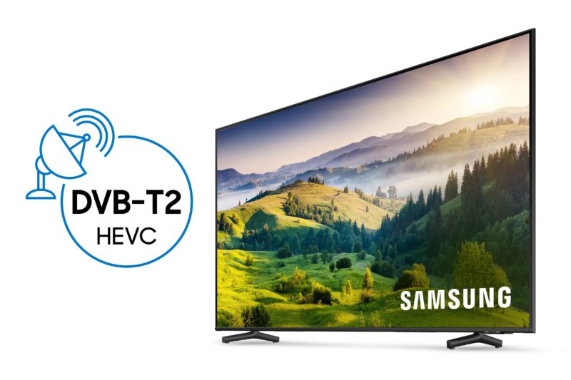 Telewizory Samsung na sklepowych półkach gotowe do DVB-T2