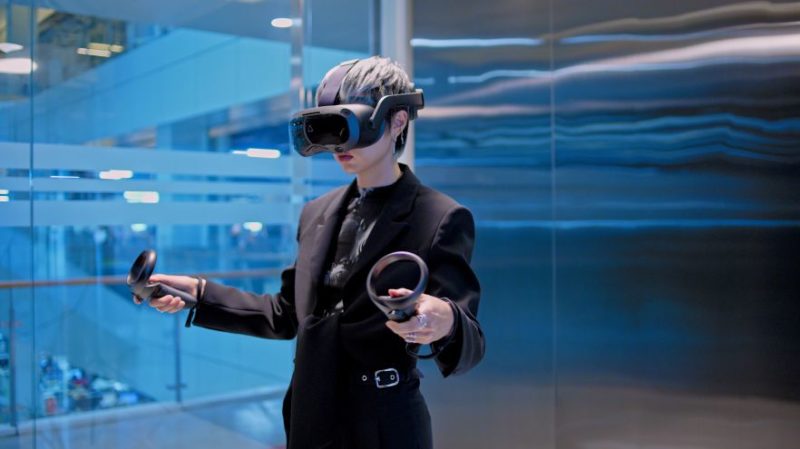 VIVE Focus 3 in office 1