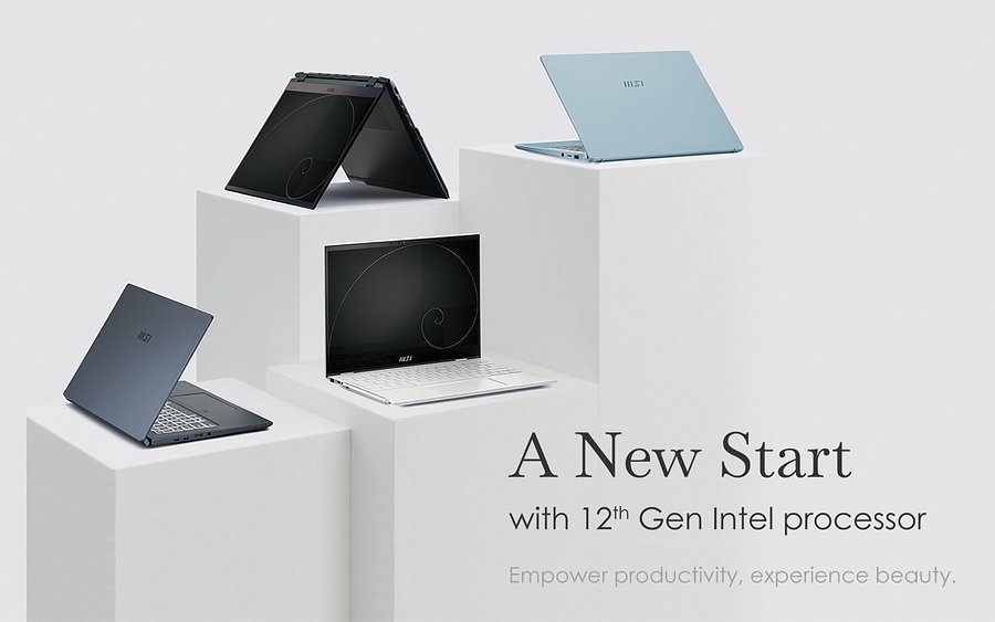 MSI wprowadza na rynek nowe laptopy biznesowe z procesorami Intel® Core™ 12. generacji
