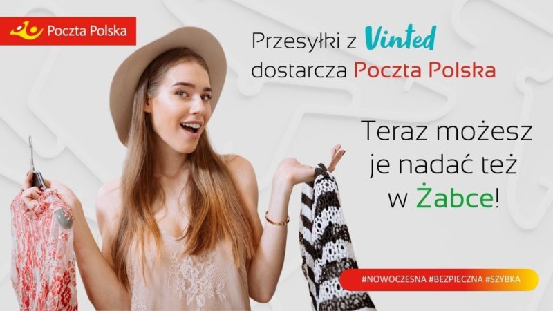 Poczta Polska rozszerzyła współpracę z Vinted – Klienci zyskali możliwość nadania paczki w sklepach Żabka