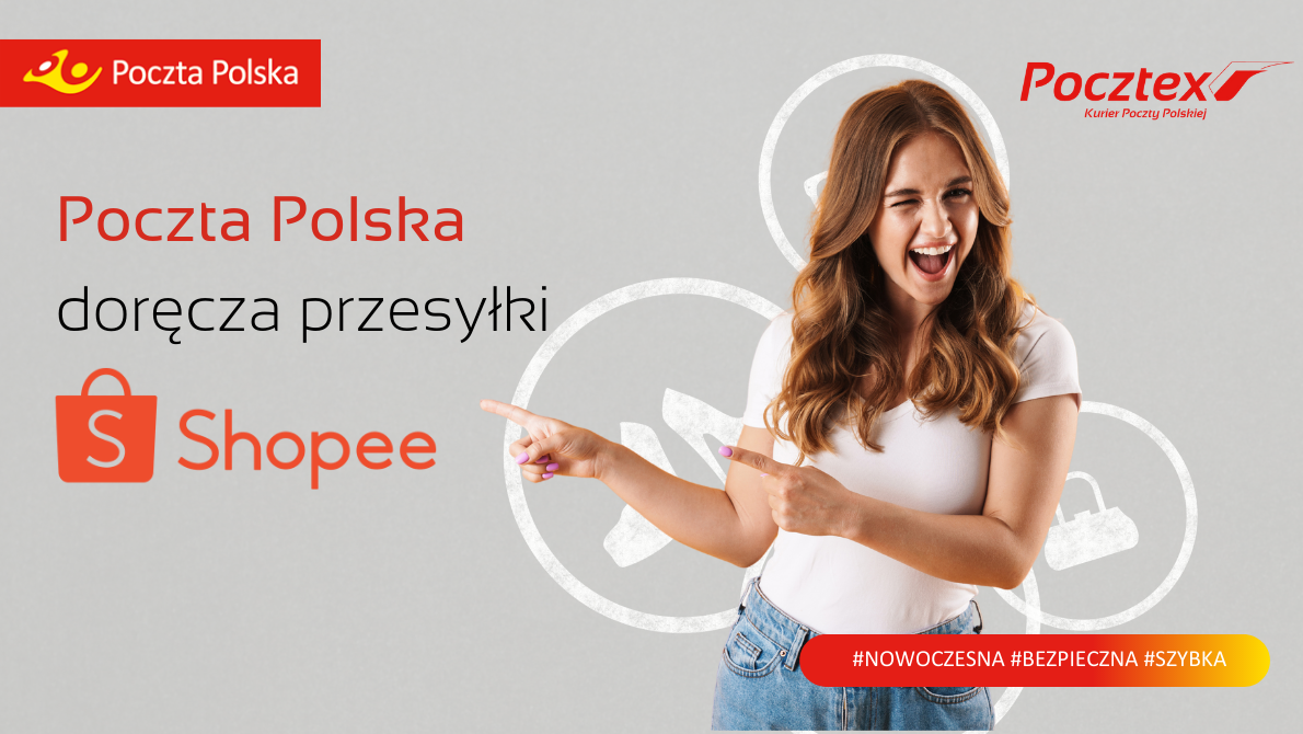 Poczta Polska będzie doręczać przesyłki z Polski oferowane na platformie Shopee