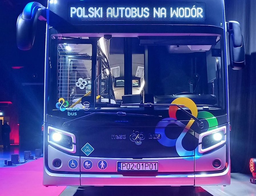 NesoBus – premiera polskiego autobusu wodorowego Grupy Polsat Plus i ZE PAK