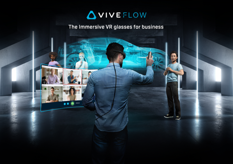 VIVE Flow Business Edition lekkie, immersyjne okulary VR w ofercie dla przedsiębiorstw