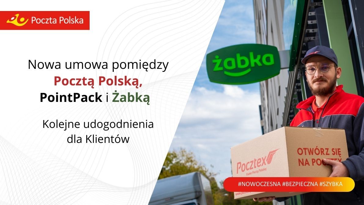 Nowa umowa pomiędzy Pocztą Polską i Żabką – Kontynuacja współpracy zakłada kolejne udogodnienia dla Klientów