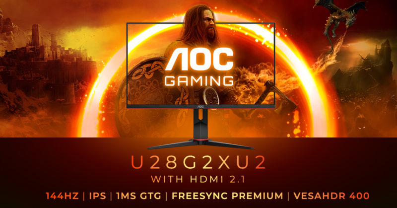Przystępny cenowo monitor 4K 144 Hz z HDMI 2.1 od AOC GAMING