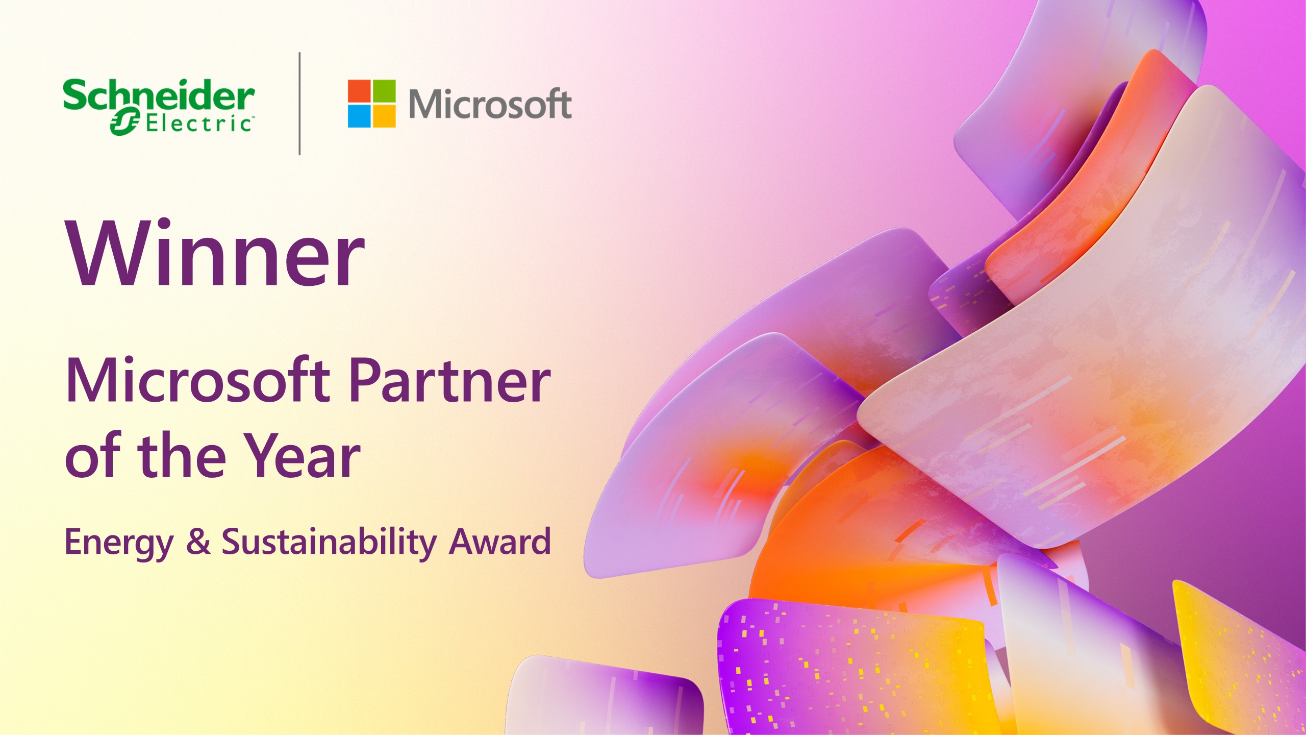 Schneider Electric partnerem roku Microsoft w zakresie energii i zrównoważonego rozwoju