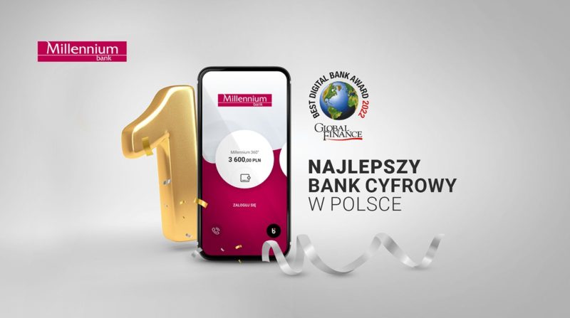 Bank Millennium najlepszym bankiem cyfrowym w Polsce i zwycięzcą w 3 innych kategoriach nagród magazynu Global Finance