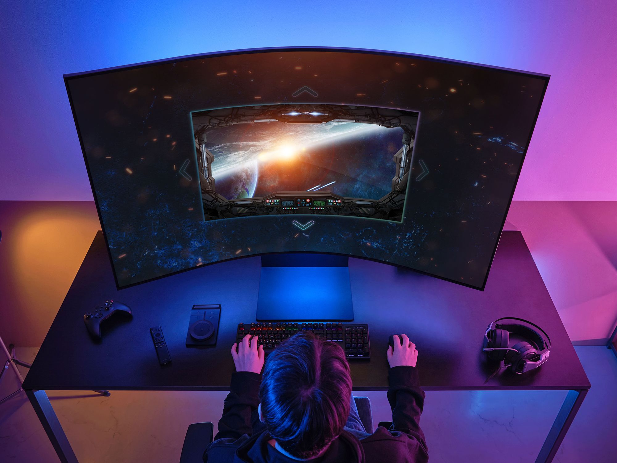Samsung prezentuje monitor gamingowy Odyssey Ark, który przenosi wrażenia z gier na jeszcze wyższy poziom