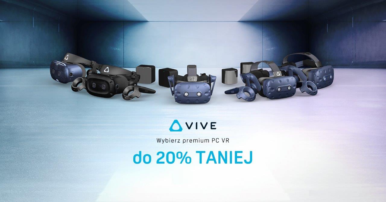 HTC VIVE startuje z super promocją na zestawy VR