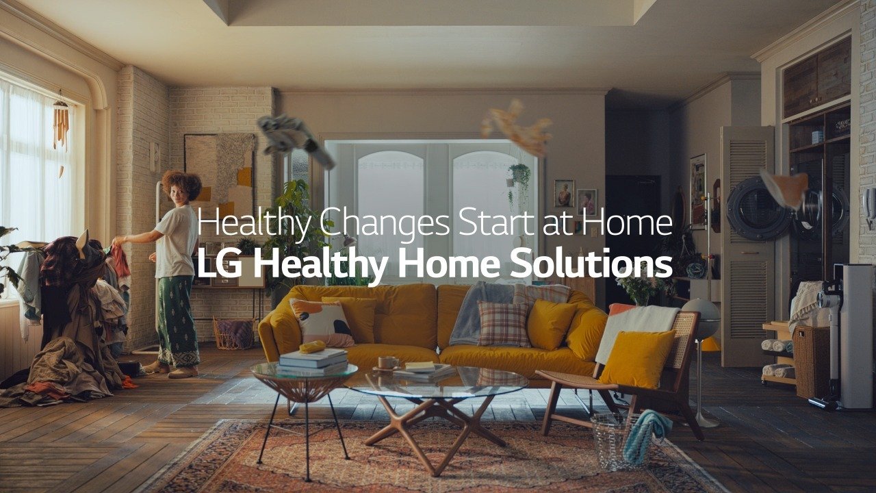 Nowa kampania LG Healthy Home Solutions: jak prowadzić zdrowy tryb życia i czuć się dobrze w domu
