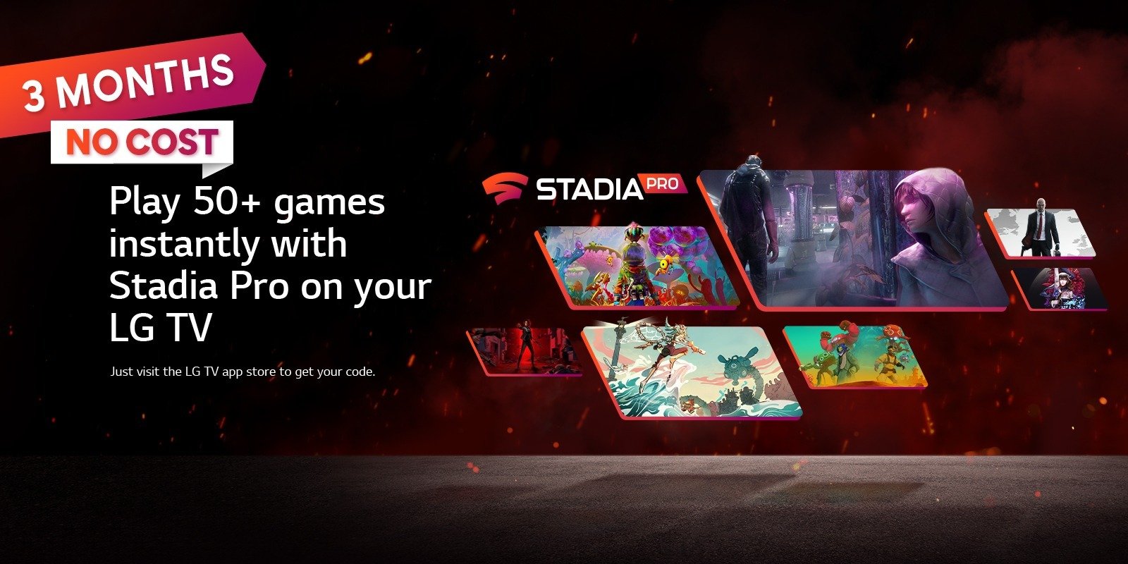 LG i Google Stadia oferują 3-miesięczny dostęp do Stadia Pro na telewizorach LG