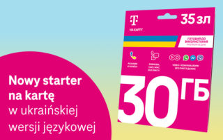 Nowy starter T-Mobile na kartę w ukraińskiej wersji językowej z ofertą Bez limitu L+UA