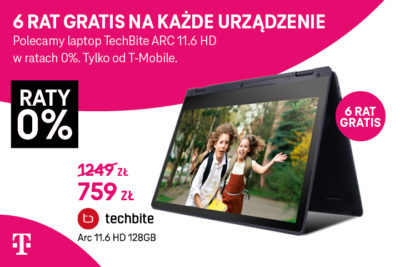 Rusza wielka promocja w T-Mobile: 6 rat gratis na KAŻDE urządzenie