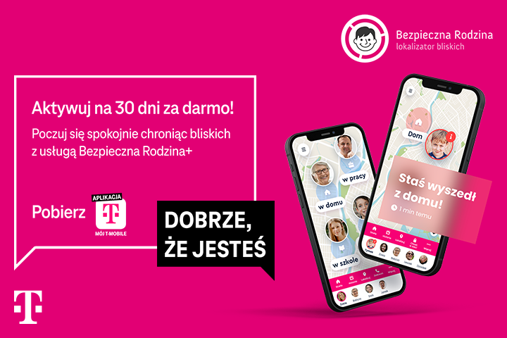 Usługa „Bezpieczna Rodzina+” przez 30 dni za darmo od T-Mobile