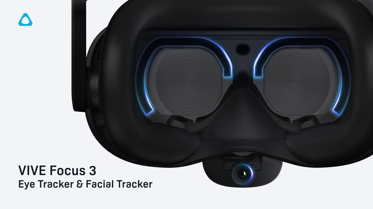 HTC VIVE rozwija swój flagowy model gogli VR AIO VIVE Focus 3 o akcesoria do śledzenia mimiki twarzy - VIVE Facial Tracker i ruchu gałek oczu – VIVE Eye Tracker