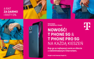 T Phone 5G na każdą kieszeń – T-Mobile pierwszym operatorem w Polsce z własną marką smartfonów 5G