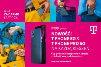 T Phone 5G na każdą kieszeń – T-Mobile pierwszym operatorem w Polsce z własną marką smartfonów 5G