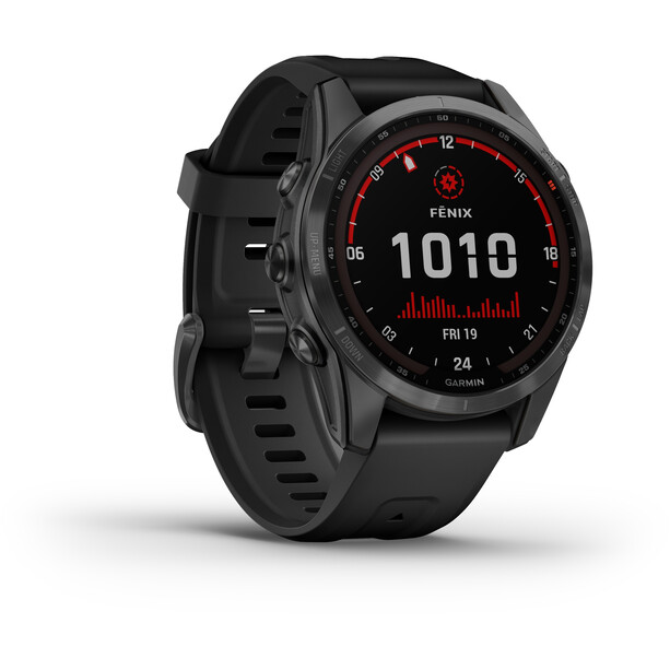 garmin fenix 7s solar smartwatch with quickfit watch band 20mm black slate grey 1