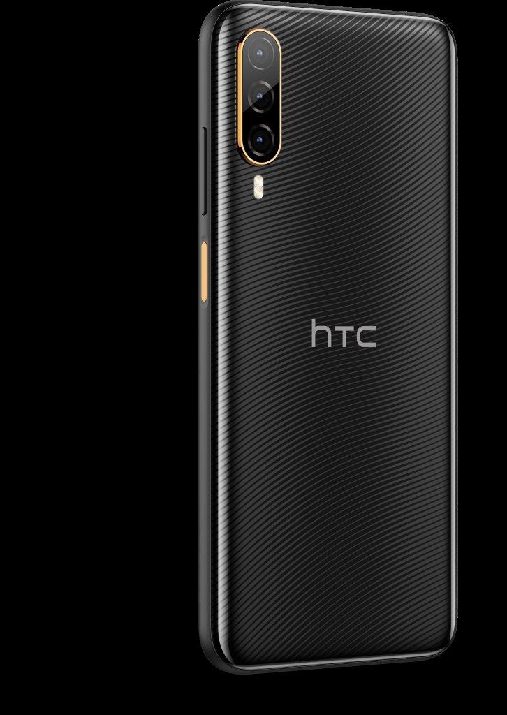 HTC Desire 22 pro Back Tilt 1 Flowing Black