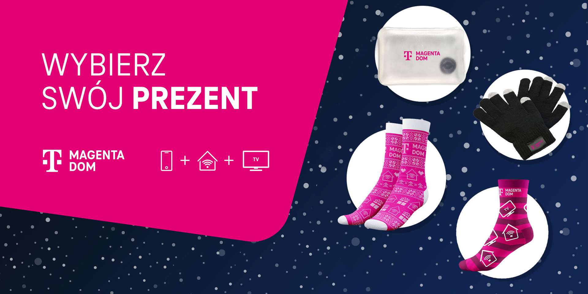 swiateczne prezenty do zdobycia w magentowych domkach t mobile